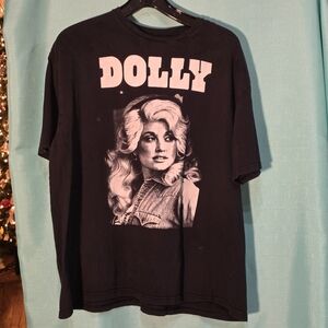 Dollcake Black T-Shirt with Silver Butterfly Print